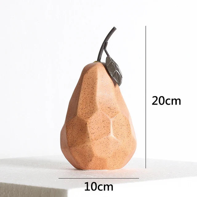 Modern Ceramic Fruit Sculptures