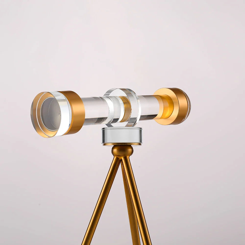 Crystal Golden Tripod Telescope