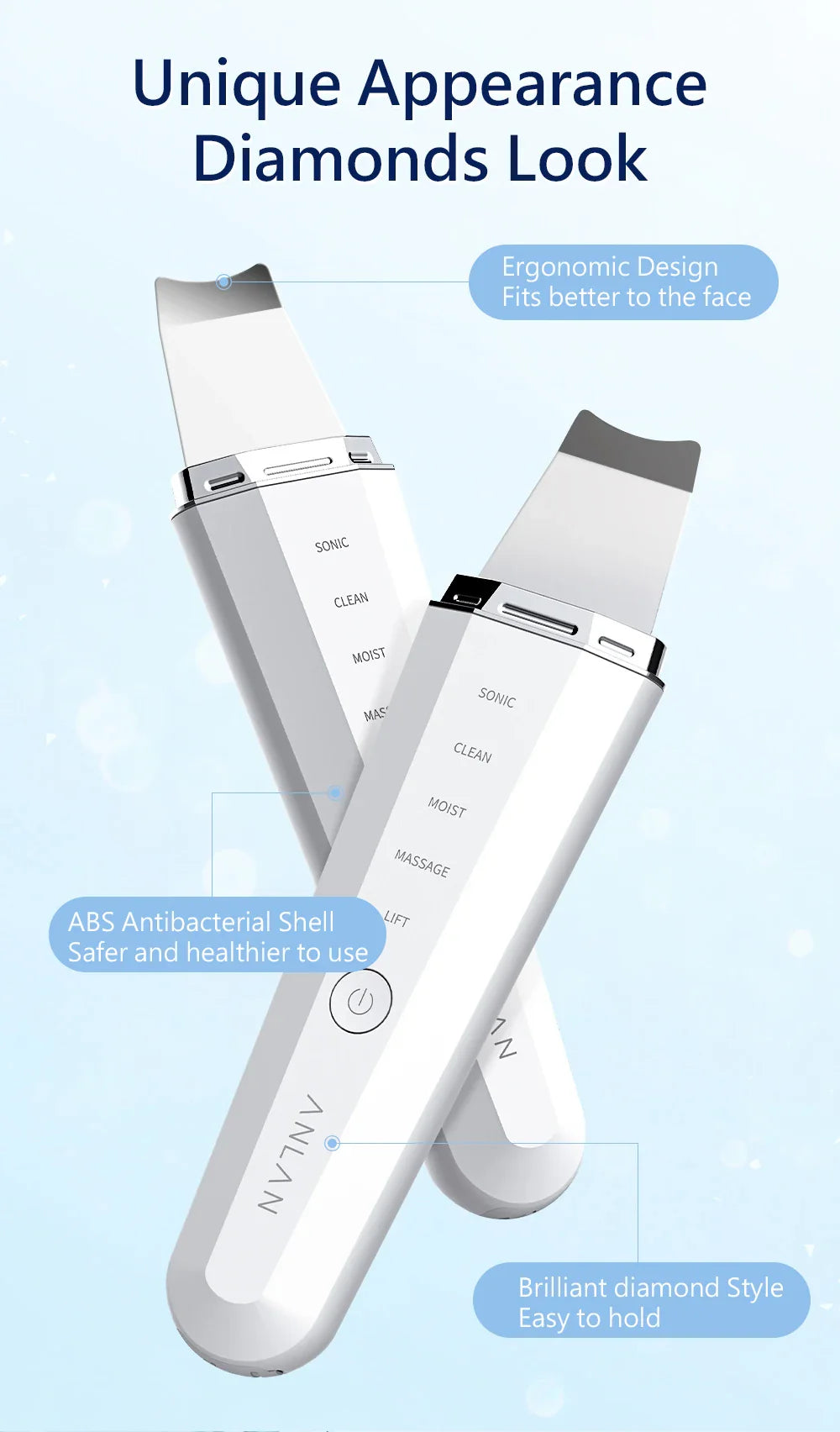 Ultrasonic Skin Scrubber