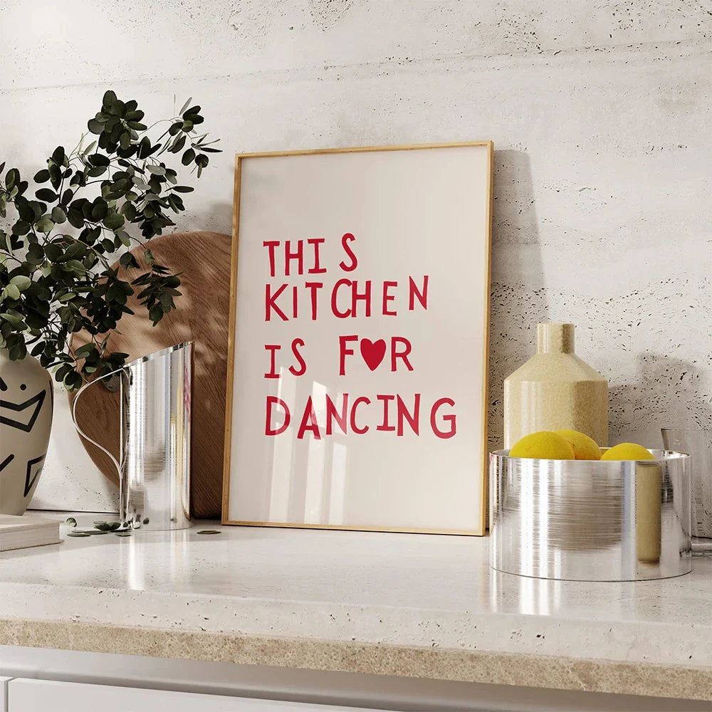 Kitchen Quote Wall Art