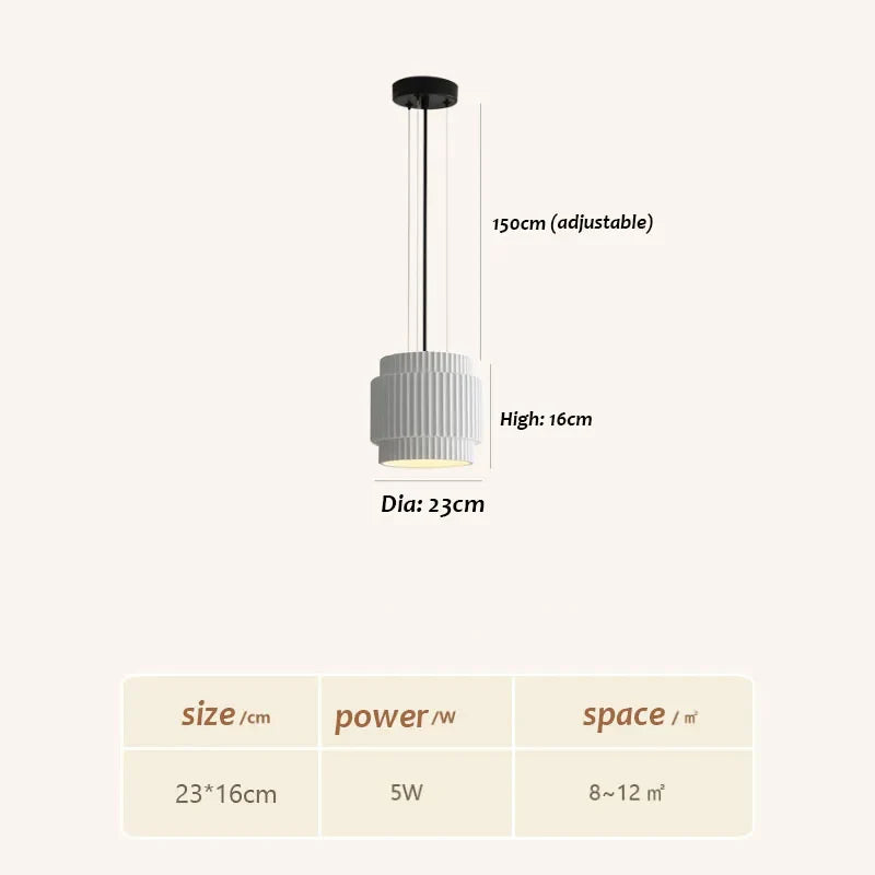 Cream Color Ceiling Light