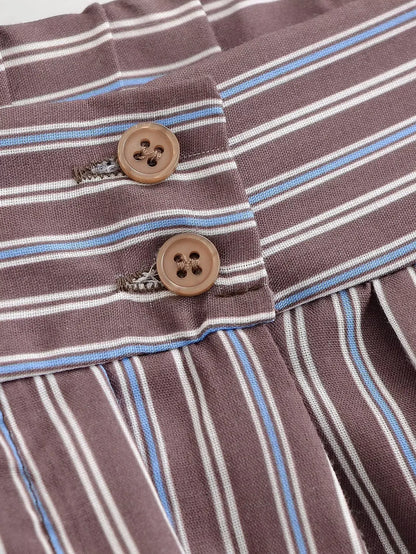 LineaBelle Striped Skort Shorts