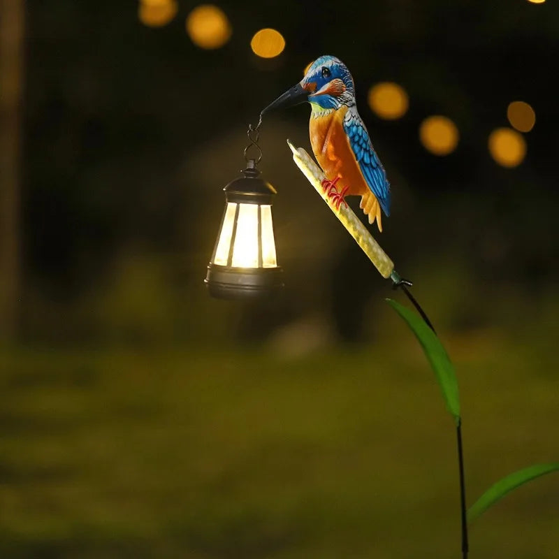 AviGlow Kingfisher Garden Light