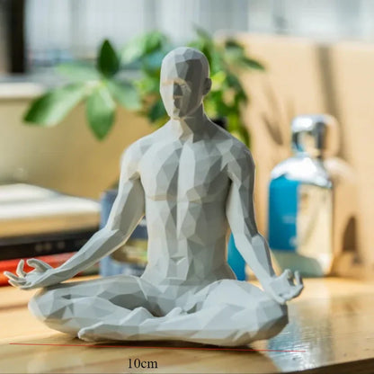 3D Printed Meditating Man Statue