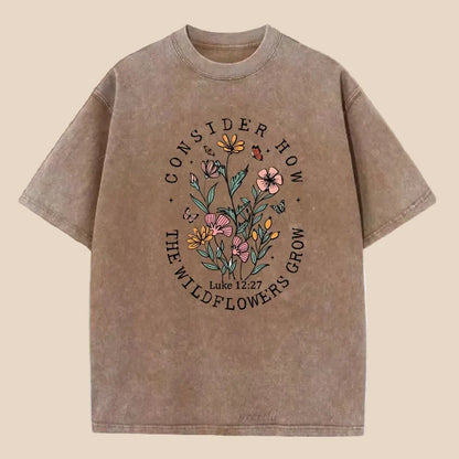 Consider How The Wildflowers Grow™ Faith Tee