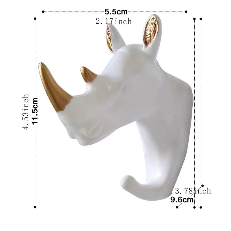 Animal Head Coat Rack