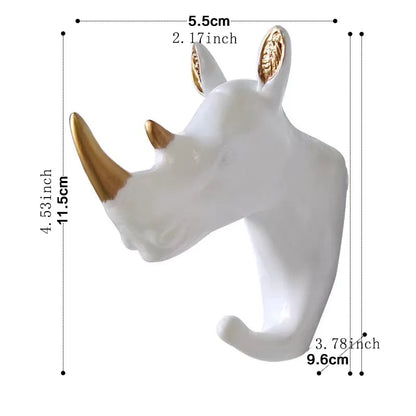 Animal Head Coat Rack