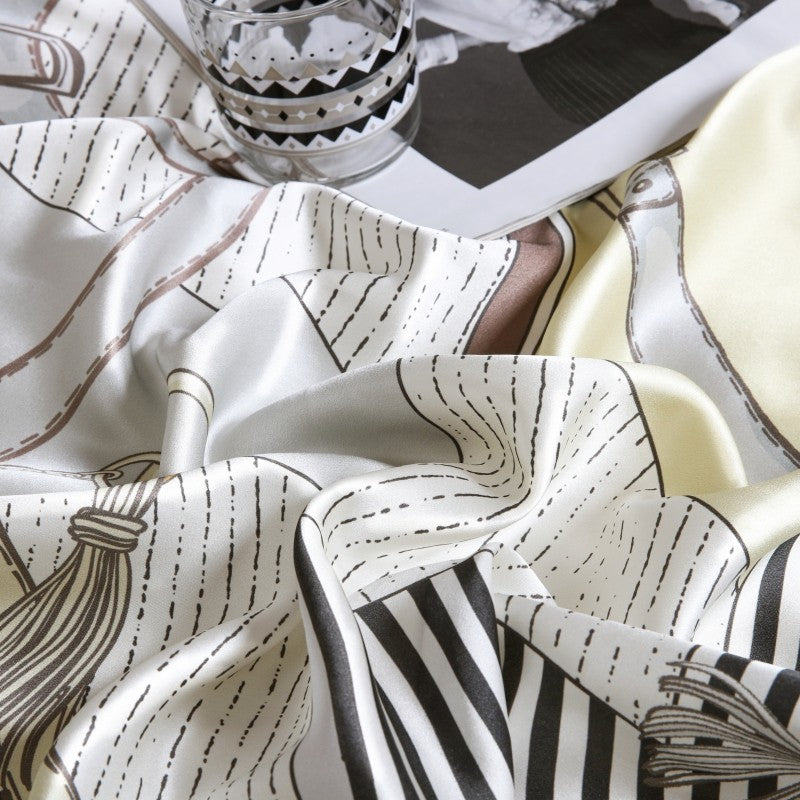 Glamique Luxury Pure Mulberry Silk Bedding Set