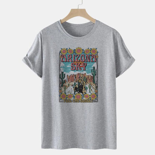 Camiseta con gráfico del desierto de Arizona