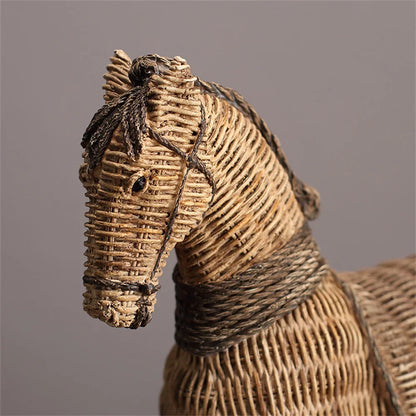 The Woven Steed Sculpture