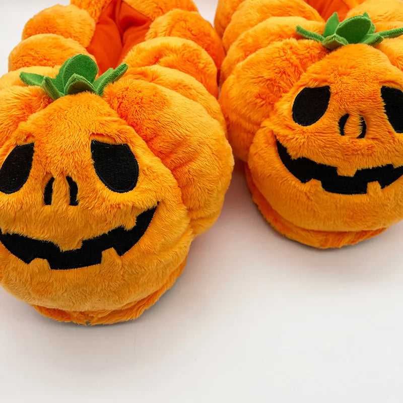 Halloween Pumpkin Slippers