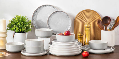Frosted Mist Stoneware Dinnerware Set