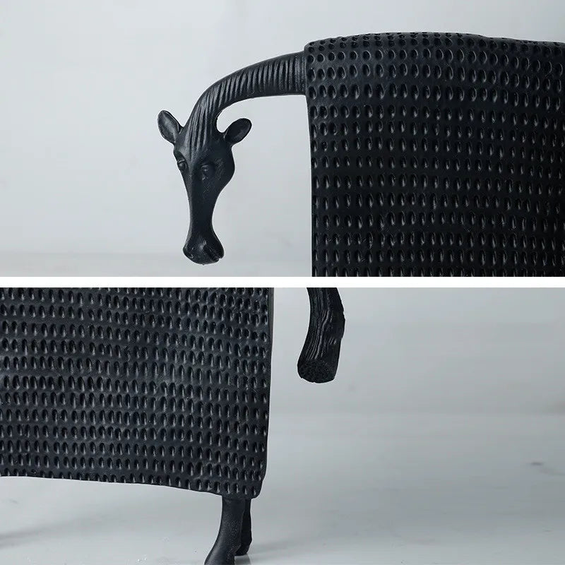 The Textured Block Animal Sculpture