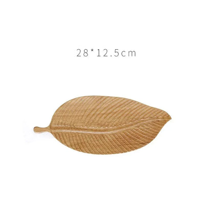 Leaf Shape Fruit Plate