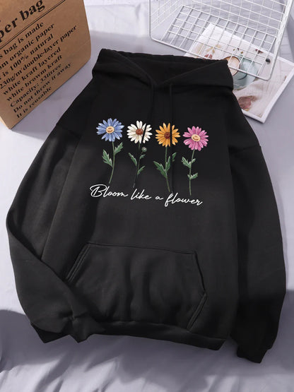 Bloom Like A Flower Hoodie
