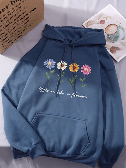 Bloom Like A Flower Hoodie