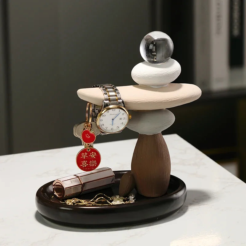 Modern Ceramic Key Holder and Sculpture