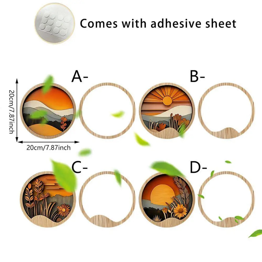 Whispers of the Sunset Wall Art Collection (4Pcs)