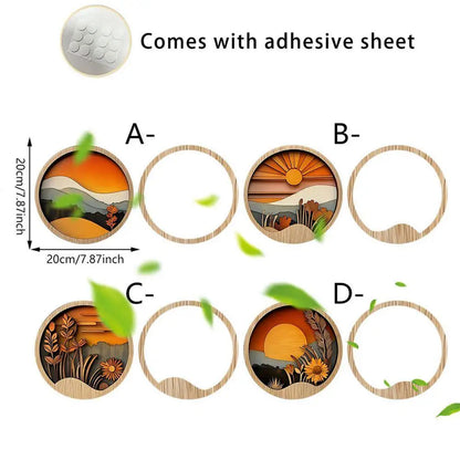 Whispers of the Sunset Wall Art Collection (4Pcs)