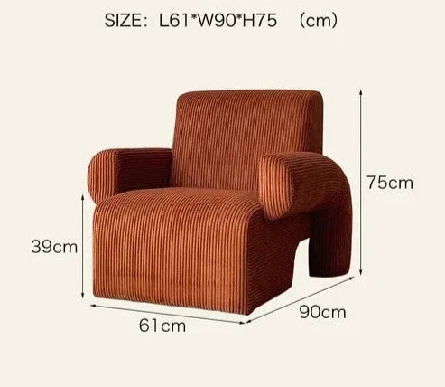 Meuble De Corduroy Chair