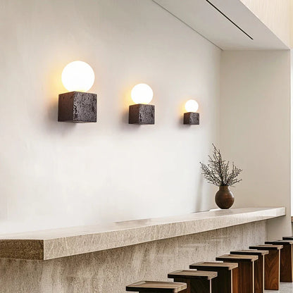 Luna Block Sconce Light