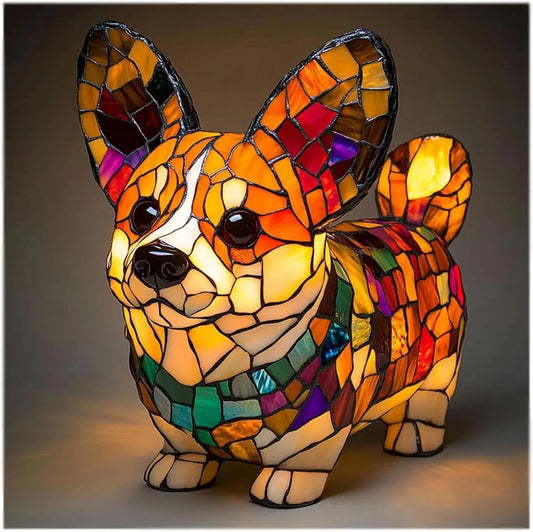 Soft Glow Dog Table Lamp