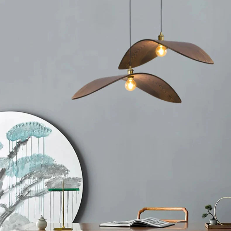 Möwe Holz Pendelleuchte