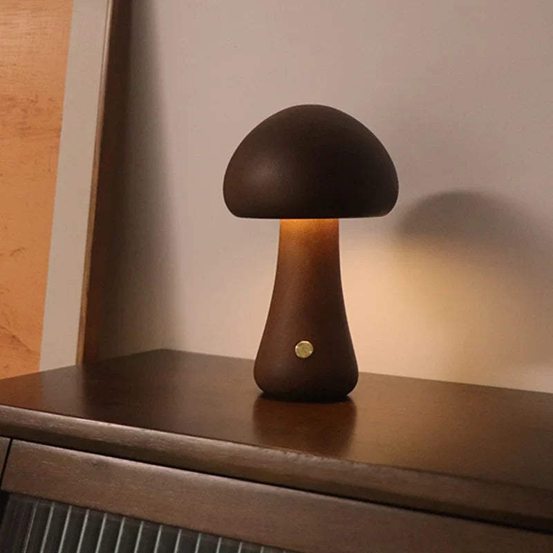 Cute Mushroom Bedside Lamp