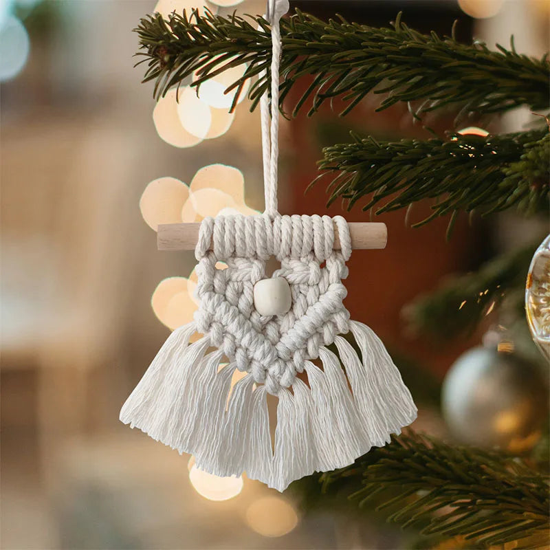 Macrame Christmas Tree Decor