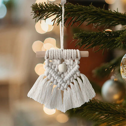 Macrame Christmas Tree Decor