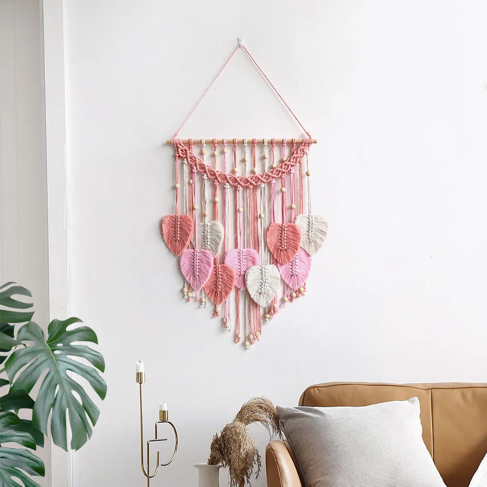 Leaf Macrame Wall Hanging