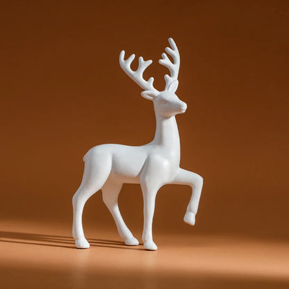 2 Piece Deer Figurine Set