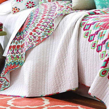 Peacock Feathers Bedspread Set