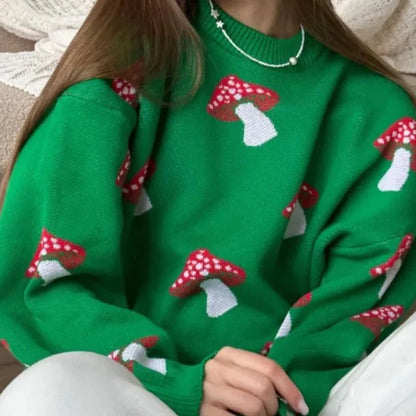 Mushroom Haven Sweater