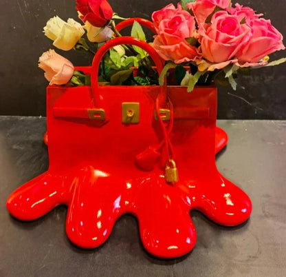 Creative Resin Flower Bag Vase