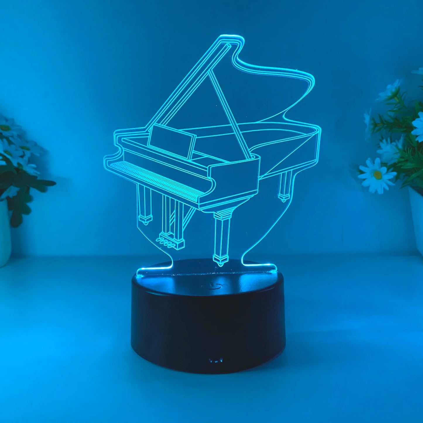 3D Piano Night Light