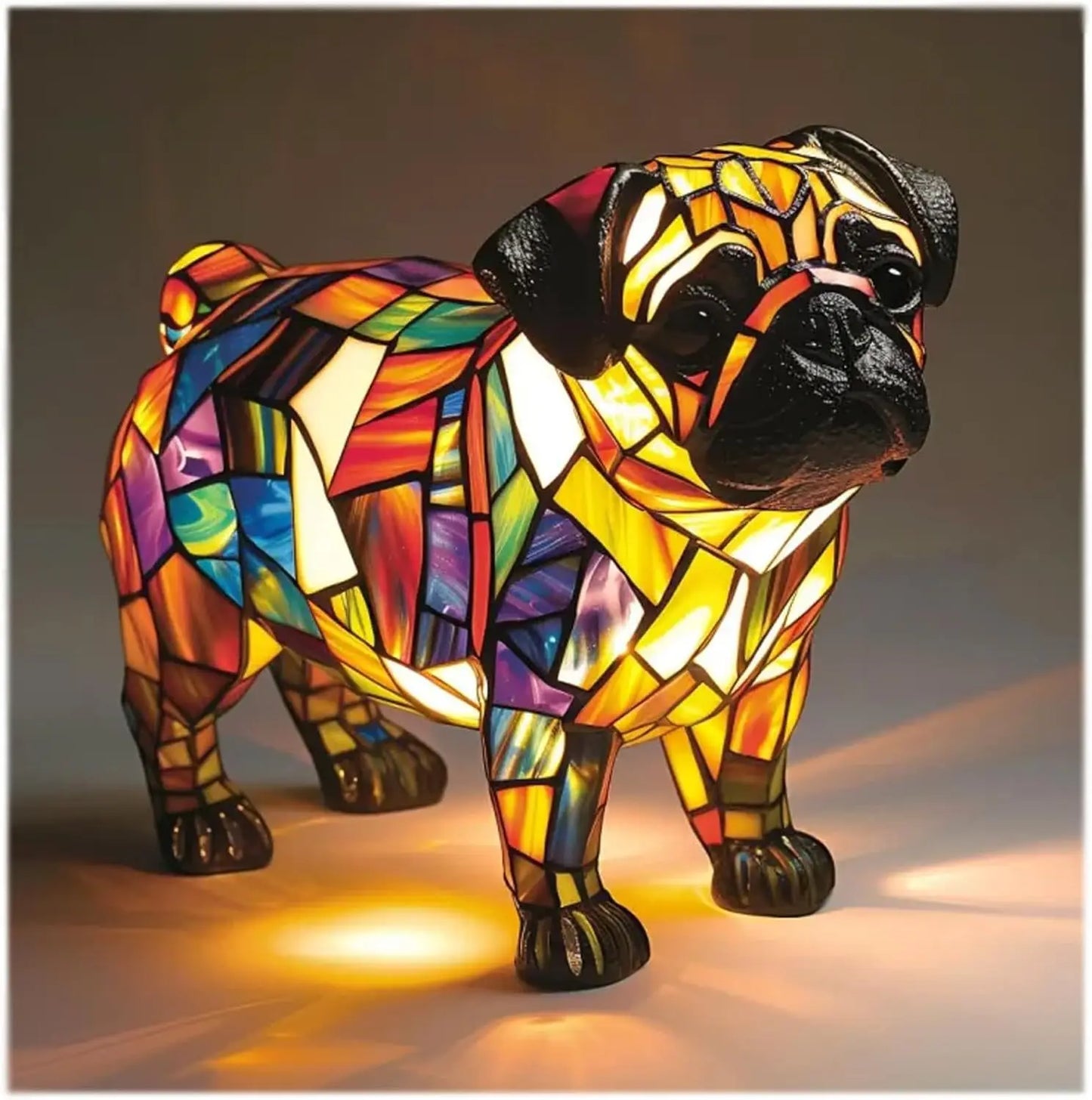 Soft Glow Dog Table Lamp