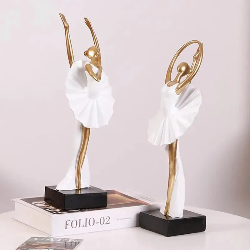 Nordic Style Ballet Girl Statue