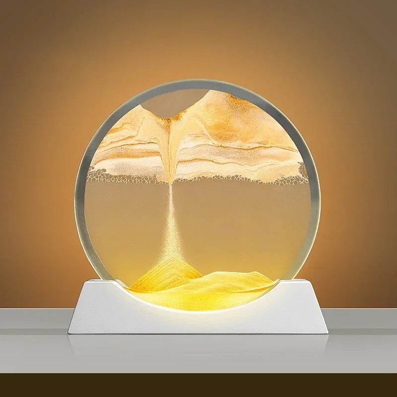 Moving Sand Table Lamp