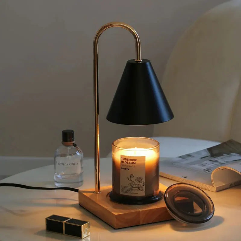 Lampe chauffe-bougie avec minuterie