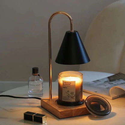 Lampe chauffe-bougie avec minuterie