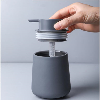 Refillable Ceramic Soap Dispenser