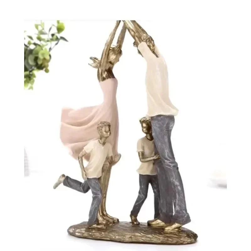 Our Loving Home Family of Four Sculpture