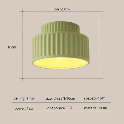 Cream Color Ceiling Light