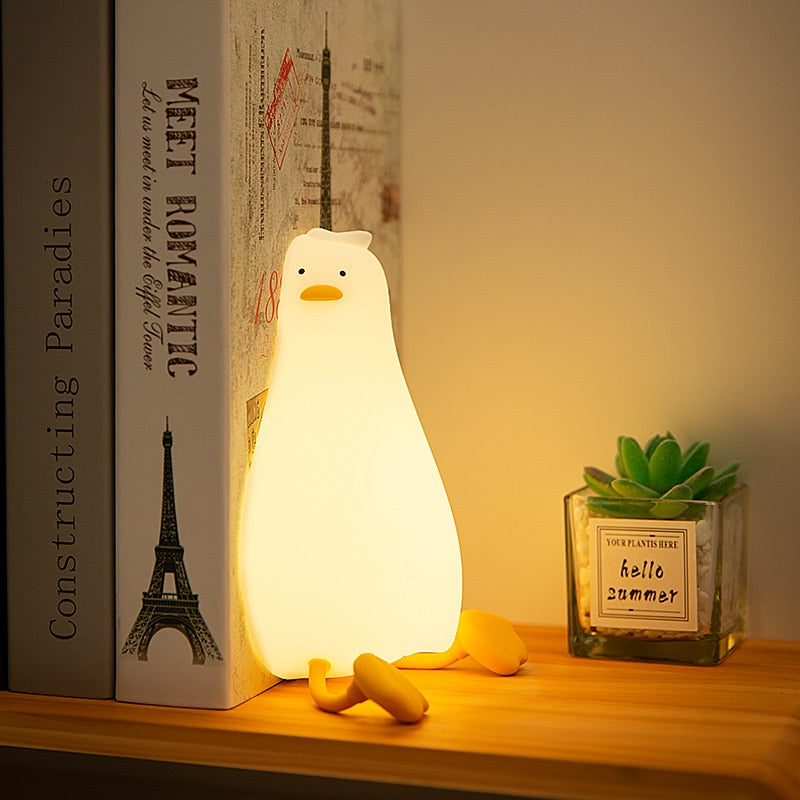 Quirky Lie Down Duck Sleep Lamp