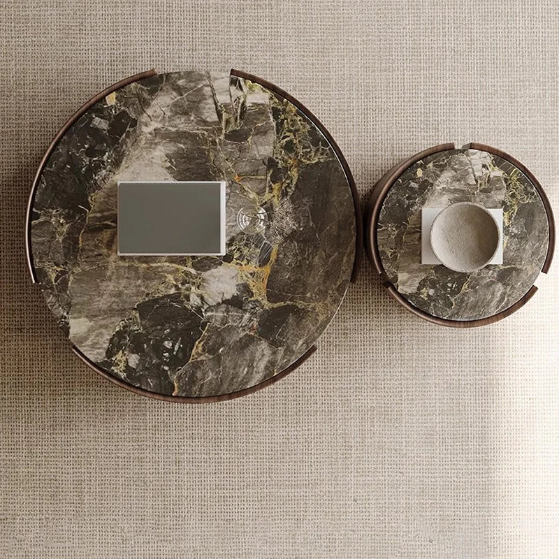 Astra Walnut Coffee Table Set