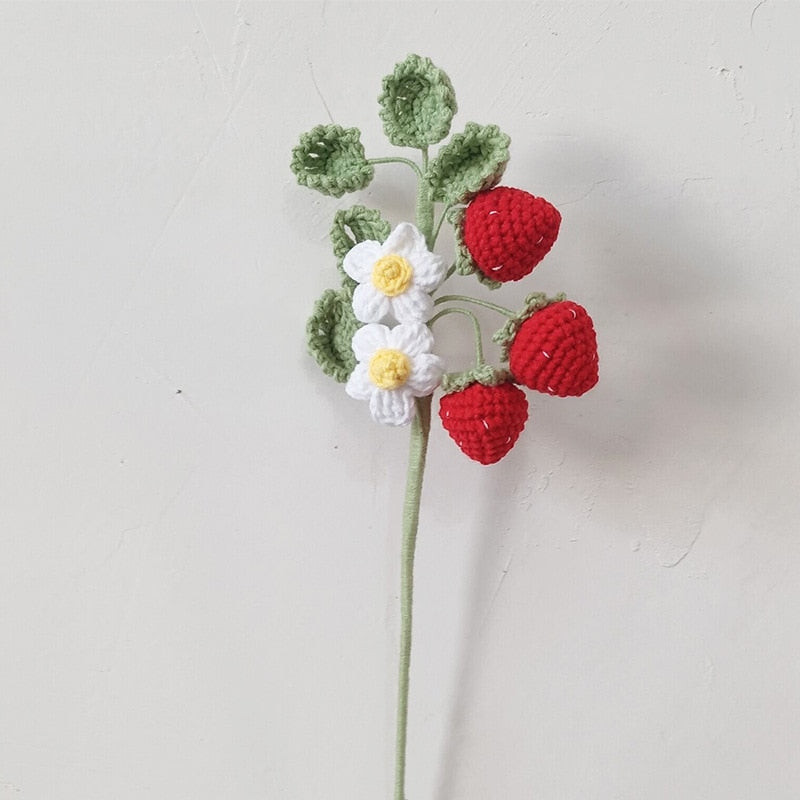 Hand Knitted Fruit Stems