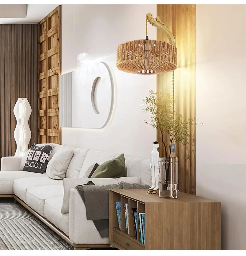 Plafonnier tissé SolHalo