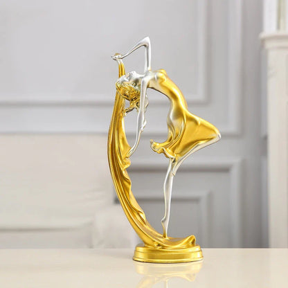 Elegant Dancing Girl Figure Statue