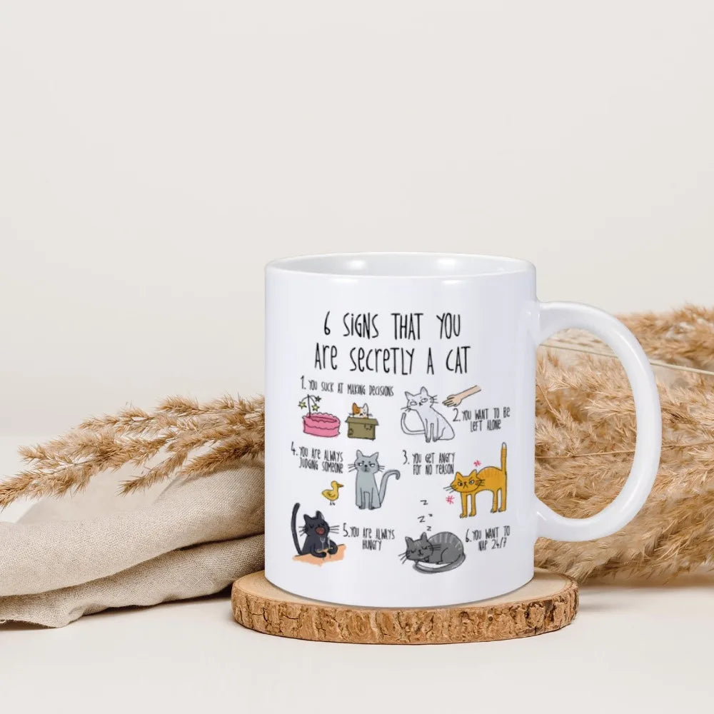 6 Signs That You Are Secretly A Cat Mug